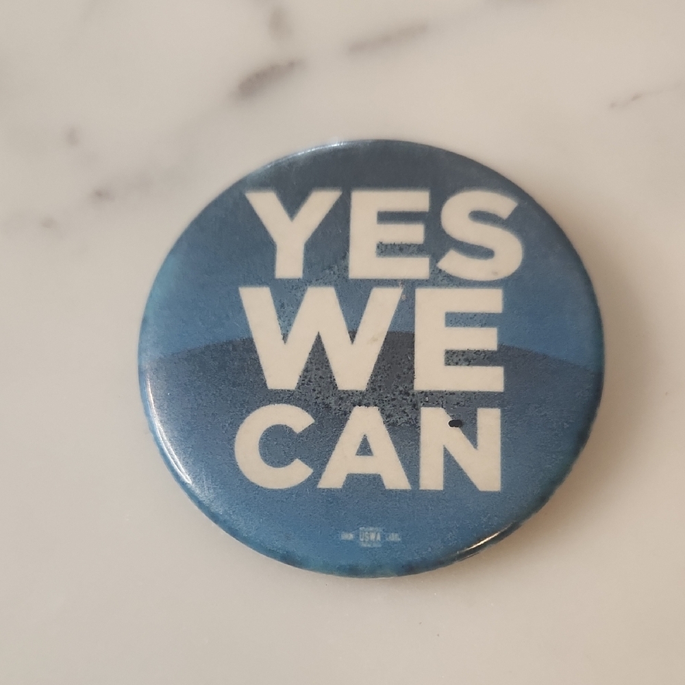 YES WE CAN Logo Lapel Pin